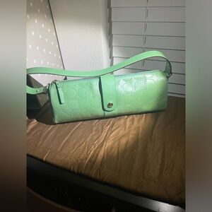 Kate Spade New York Handbag Green Leather